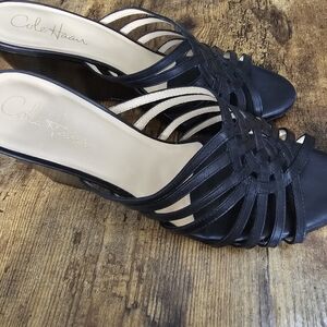 Cole Haan Air Verona Wedge Black Slide - Size 8